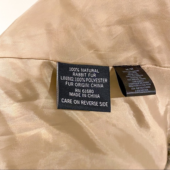 Women’s Fur Vest 100% Real Fur - NEW - Picture 5 of 5